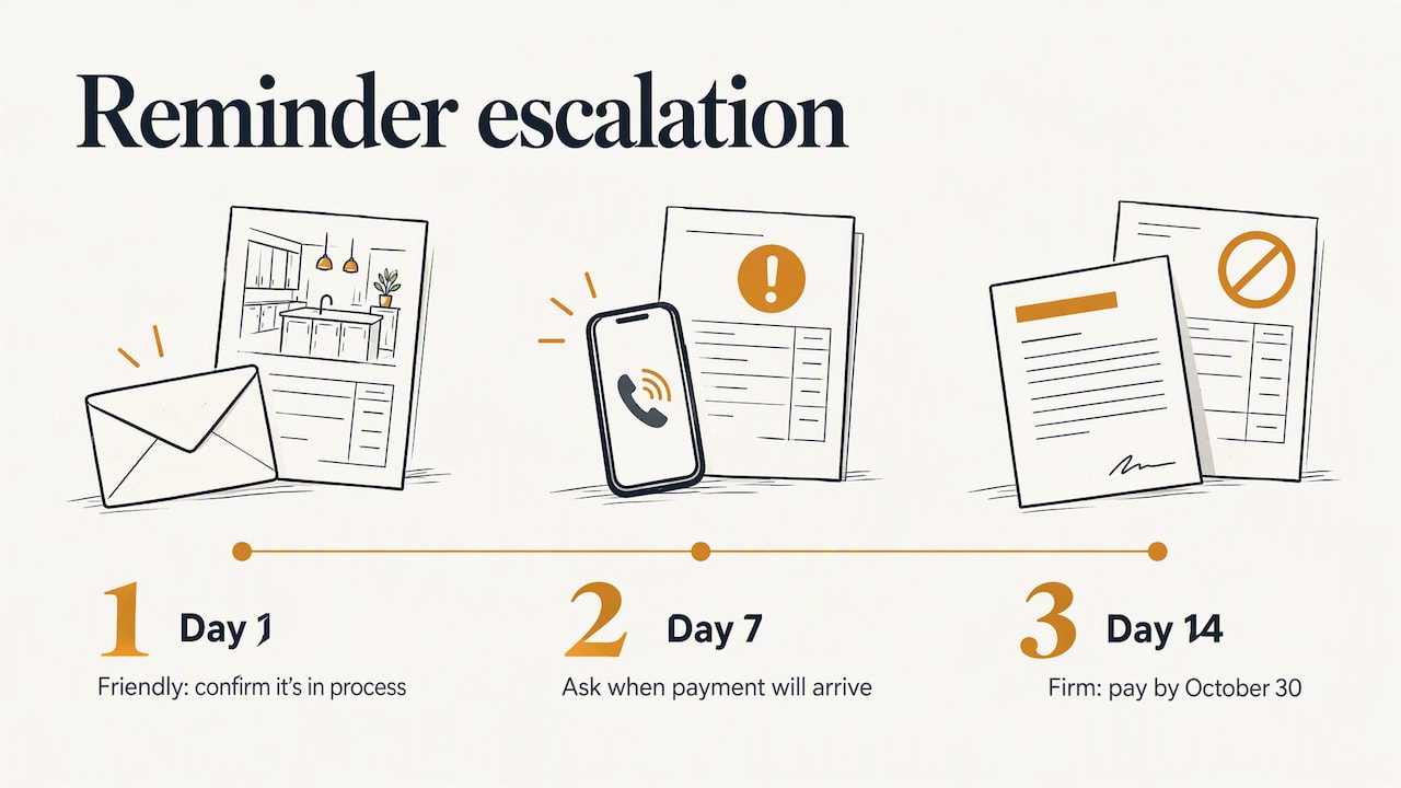 Step 3: Use polite wording that still gets answered — overview diagram