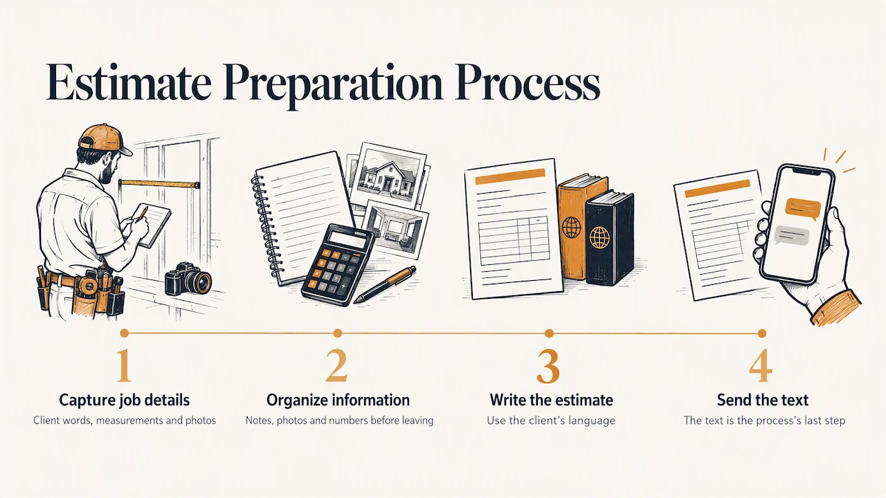 Our perspective: the text is the easy part — overview diagram